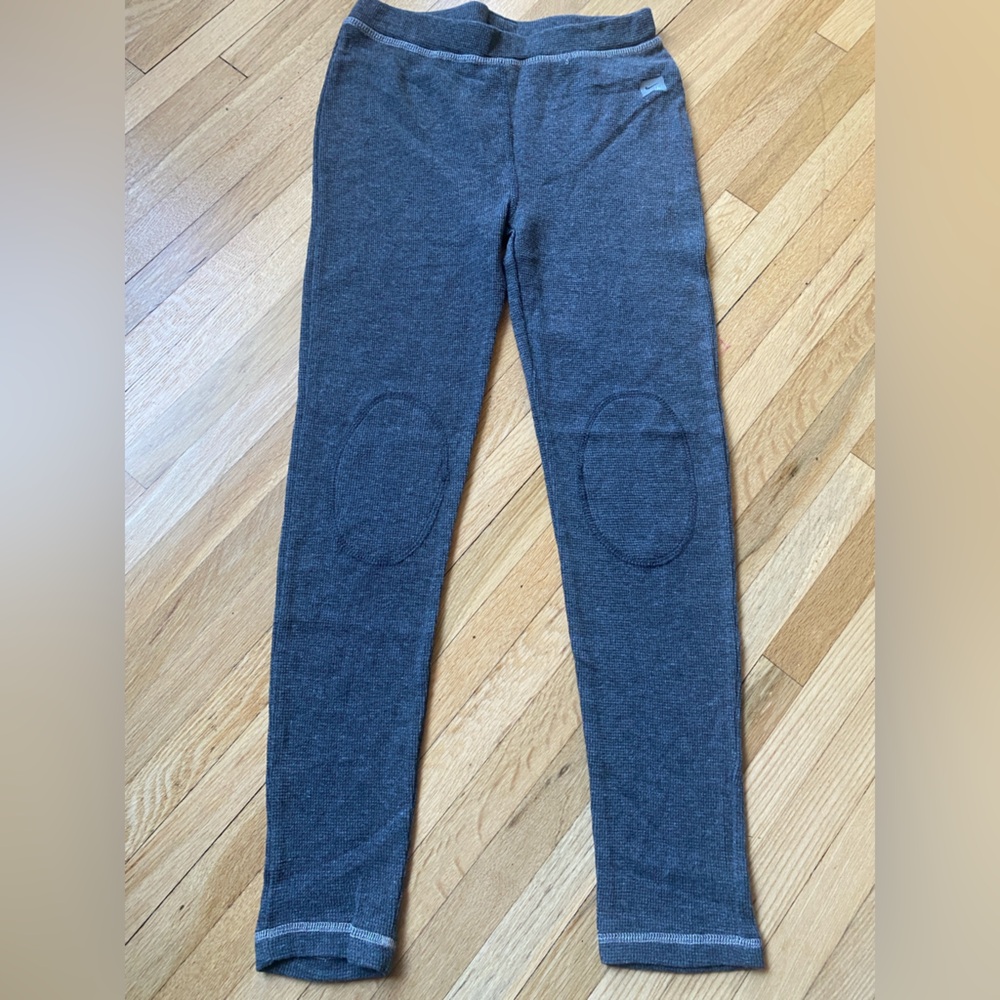 Nike Girls Athletic Waffle weave leggings base layer pants size M